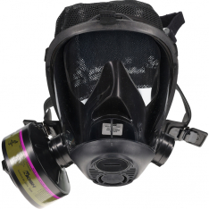 PIP RU65002TL, RU6500 FFP SILICONE MESH HEAD. TACT LGE