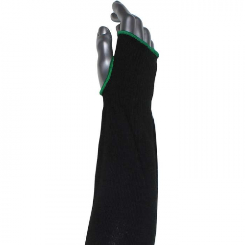 PIP S10ATAFR-5BK-NW-ES6-18T, Kut Gard®, Single-Ply ATA® / Modacrylic Blended Sleeve with Thumb Hol
