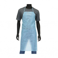 PIP U2510B, PIP®, PE Coated Apron 45 gsm, Disposable Clothing, Blue, 28 x 36