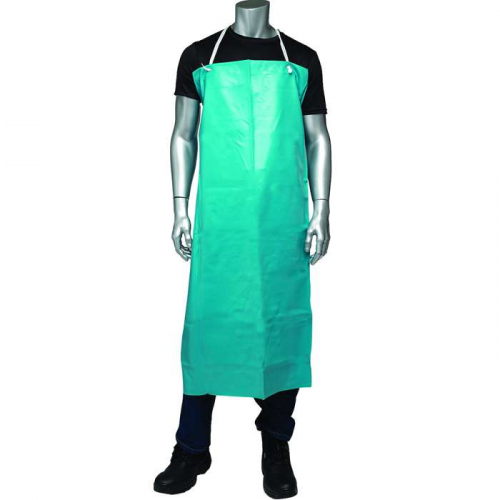 PIP UG-20-45, PIP®, Green Vinyl Apron - 20 mil, Aprons, Green, 35 x 45