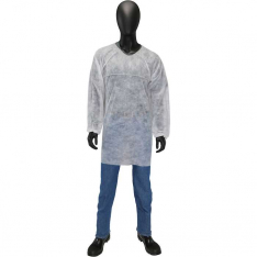 PIP USK-065, PIP®, SBP Smock, Disposable Clothing, White, OS