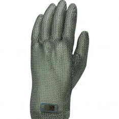 PIP USM-1167-L, US Mesh®, Stainless Steel Mesh Glove with Coil Spring Closure - Wrist Length, Metal