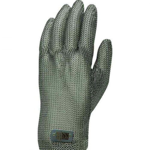 PIP USM-1167-L, US Mesh®, Stainless Steel Mesh Glove with Coil Spring Closure - Wrist Length, Metal