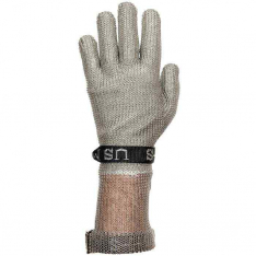 PIP USM-1305-L, US Mesh®, Stainless Steel Mesh Glove with Adjustable Snap-Back Strap Closure - Fore