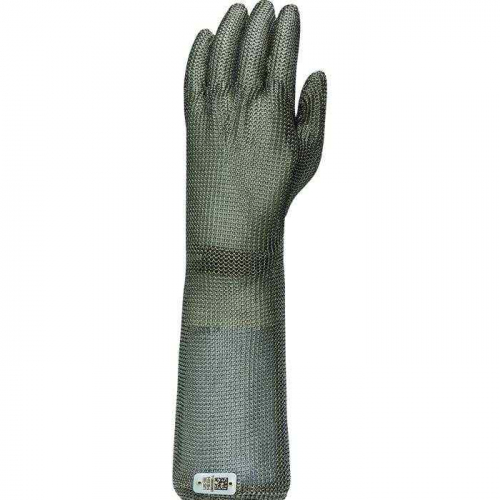 PIP USM-1567-XXS, US Mesh®, Stainless Steel Mesh Glove with Coil Spring Closure - Forearm Length, M