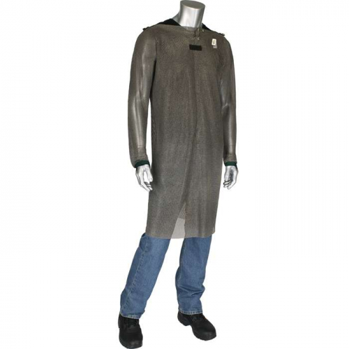 PIP USM-4300L-S, US Mesh®, Stainless Steel Mesh Full Body Tunic with Sleeves, Metal Mesh Clothing, 