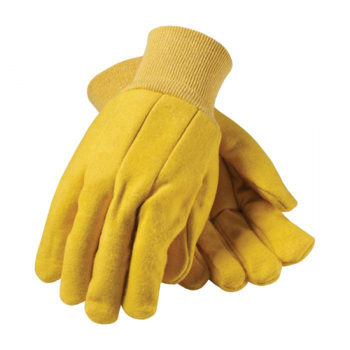 PIP WA7814A-XL, Brahma™, Fleece Cotton Chore Glove, Fabric Work Gloves, Yellow, XL