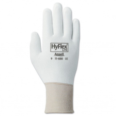 HYFLEX® 205565, HYFLEX 11-600 WHT LT WGHT ASSEMB PU/COAT SZ6