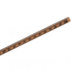 BAGBY GAGE STICK 030-AG10-1, Gage Pole, 10 ft, 1-Pc