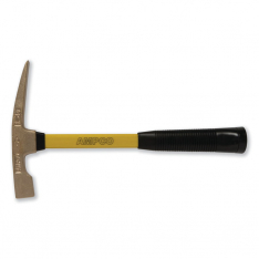 AMPCO SAFETY TOOLS 065-H-10FG, Bricklayer's Hammer, 1-1/2 lb, 14 in L