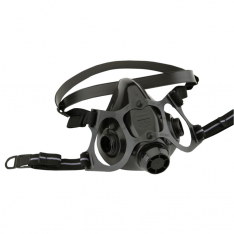 HONEYWELL NORTH® 770030L, 7700 SERIES SILICONE HALF MASK RESPIRATOR LARGE