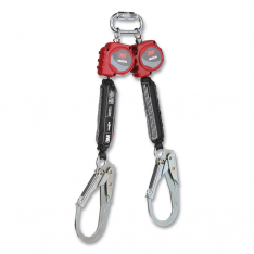 PROTECTA® 7100319944, TWIN-LEG S-R LIFELINE WITH CARABINER 3100512