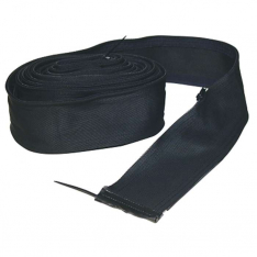 Best Welds CC322, Cable Cover with Zipper, 3 in W, 22 ft L, Medium Size, Black Nylon, 900-WC-3-22