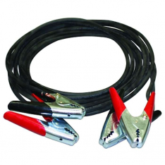 Anchor Brand JUMPERCABLES15FTAB, Booster Cables, 4 AWG, Red/Black Clamps, 15 ft, Black Cords, 100-JU