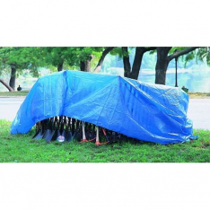 Anchor Brand 2020TARP, Multiple Use Tarp, 20 ft W x 20 ft L, Polyethylene, Blue, 101-2020-TARP