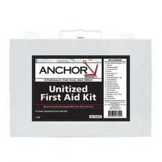 Anchor Brand 825U16-15-12M, 16 Person First Aid Kit, ANSI, Unitized, Steel Case, 101-16-15-KIT