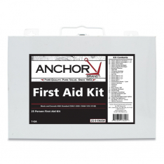 ANCHOR BRAND 825-09-12M, 25 PERSON 2009 FIRST AIDKIT - METAL