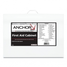 ANCHOR BRAND 862-15-1F, 2-SHELF 2015 FIRST AID CABINET - FULL