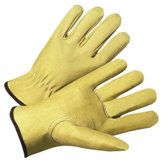 Anchor Brand 70360M, Premium Grain Pigskin Driver Gloves, Medium, Unlined, Beige, 101-4800M