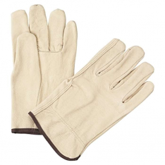 Anchor Brand 70300L, Standard Grain Pigskin Driver Gloves, Large, Unlined, Tan, 101-4900L