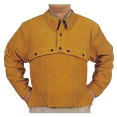 Best Welds Q23XL, Leather Cape Sleeves, Snaps Closure, 3X-Large, Golden Brown, 902-Q-2-3XL