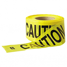 ANCHOR BRAND 101-Y10003, YELLOW ECONOMY CAUTION TAPE 3 IN 1000 FT