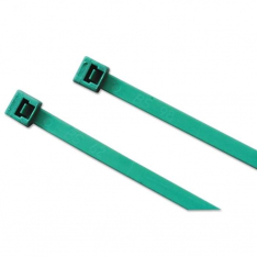 Anchor Brand 1150MD, Metal Detectable Cable Tie, 50 lb Tensile Strength, 11.1 in L, Teal, 100 EA/BG,