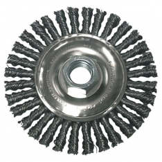 Anchor Brand 94864, Stringer Bead Wheel Brush, 4 in D x 3/16 in W, 0.02 in, Carbon Steel, 102-4S58