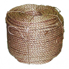 Anchor Brand 103-1X100-3S, Manila Rope, 100 ft, 1 in dia, 3 Strands