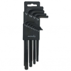 Anchor Brand 50013, Hex Key Sets with Holders, 13 per set, SAE, 103-50-013