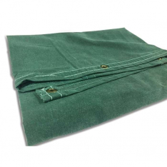 Anchor Brand 92541, Protective Tarp, 5 ft W x 7 ft L, Mildew/Water Resistant, Canvas, Green, 103-925