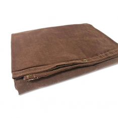 Anchor Brand 92561, Protective Tarp, 8 ft W x 10 ft L, Mildew/Water Resistant, Canvas, Brown, 103-92