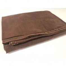 Anchor Brand 92585, Protective Tarp, 12 ft W x 20 ft L, Mildew/Water Resistant, Canvas, Brown, 103-9