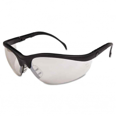 MCR SAFETY KD119, KLONDIKE BLACK FRAME IN/OUT CLEAR MIRROR LENS