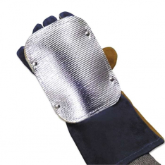 Best Welds BACKHAND1, Back Hand Pad, Single Layer, 7 in L, Elastic/High-Temp Kevlar Strap Closure, 