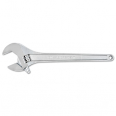 Crescent 181-AC218BK, Adjustable Chrome Wrench, 18 in OAL, 2-1/16 in Opening, Chrome Plated, Tapered
