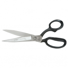 Crescent/Wiss 186-W20, Inlaid Bent Handle Industrial Shears, 10.375 in OAL, Black, Sharp