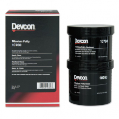 DEVCON 230-10760, Titanium Putty Kit, 1 lb