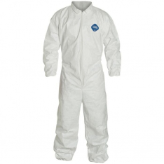 DUPONT 251-TY125SWH4X002500, ZIPPER FRONT  ELASTIC WRIST/ANKLE 4X