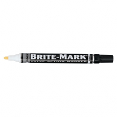 DYKEM 253-84002, BRITE-MARK Medium Permanent Paint Marker, Valve Action, Black