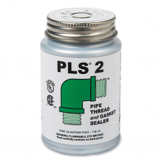 GASOILA 296-PB04, PLS 2 Premium Thread and Gasket Sealer, 1/4 pt Can, Dark Gray