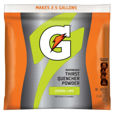 Gatorade 308-03969, G Series 02 Perform Thirst Quencher Instant Powder, 21 oz, Pouch, 2.5 gal Yield,