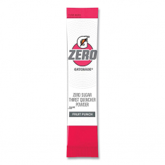 Gatorade 308-04713, G Zero Powder Stick, 0.10 oz Volume, 16.9 oz Yield, Fruit Punch