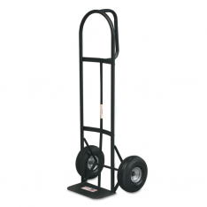 MILWAUKEE HAND TRUCKS 310-30019, D-Handle Hand Truck, 800 lb Load Cap, 7.5 in x 14 in Toe Plate, Pne