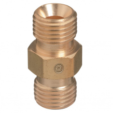 WESTERN ENTERPRISES 312-30, Hose Coupler, 200 psig, Brass, B-Size to B-Size