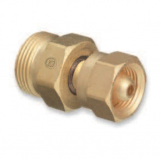 WESTERN ENTERPRISES 312-314, Brass Cylinder Adaptor, From CGA-200 MC Acetylene To CGA-520 B Tank