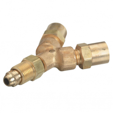 WESTERN ENTERPRISES 312-401, Y Connection, 200 psi, Brass, 5/8 in-18 (M)