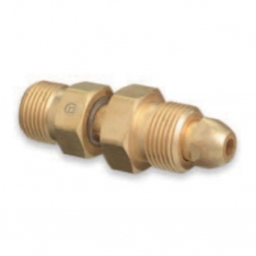 WESTERN ENTERPRISES 312-415, Brass Cylinder Adaptor, From CGA-580 Nitrogen To CGA-540 Oxygen