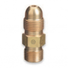 WESTERN ENTERPRISES 312-51, Brass Cylinder Adaptors, From CGA-510 POL Acetylene To CGA-300 Coml Acet
