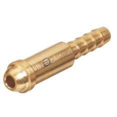 WESTERN ENTERPRISES 312-AW-17, Inert Arc Nipple, 200 psig, Brass, B-Size 5/8 in-18